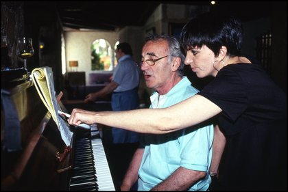 Aznavour et Minelli