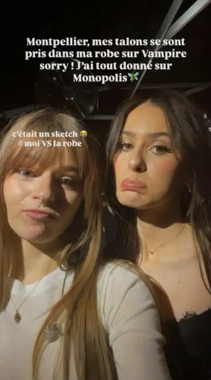Story d'excuses d'Anouk