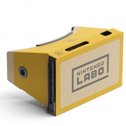 Le masque VR vu de l'autre côté, sans la console Switch et ses Joy-Con intégrés.
