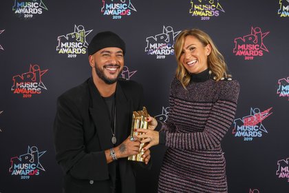 Vitaa et Slimane - Photocall - NRJ Music Awards 2019
