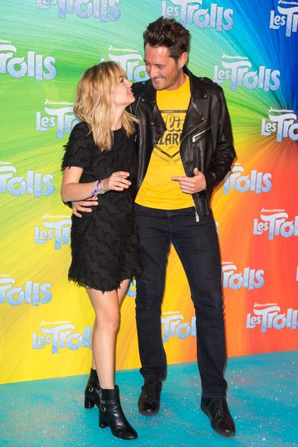 Louane et Vincent Cerutti à l'avant-première du film Les Trolls