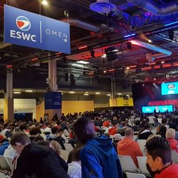 Le stand ESWC a fait régulièrement carton plein en terme de visiteurs.