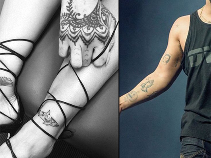 Rihanna et drake : un tatouage commun