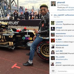 Pharrell Williams à Monaco - mai 2015