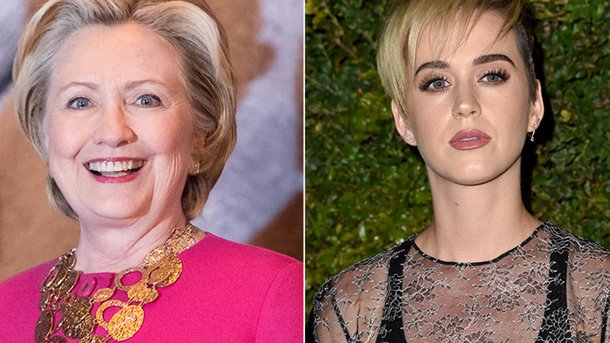Hillary Clinton fait la pub de Katy Perry