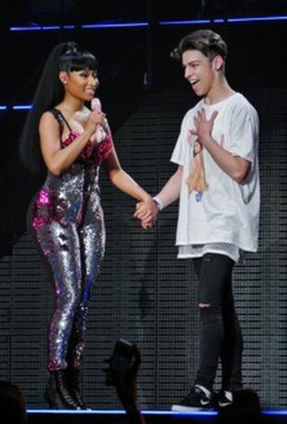 Nicki Minaj sur le Pinkprint Tour à Birmingham le 4 avril 2015.