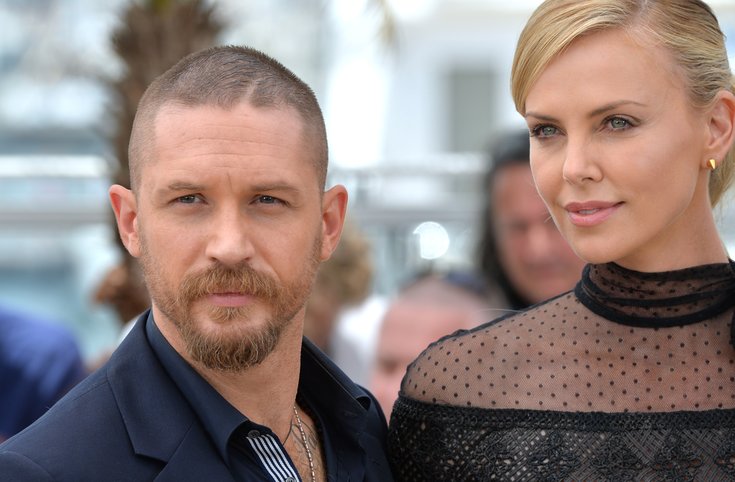 Tom Hardy et Charlize Theron lors du 68e Festival de Cannes