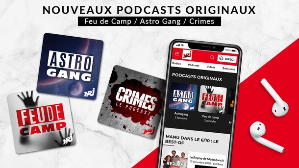 Nouveaux podcasts originaux NRJ à écouter sans plus tarder