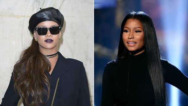 Rihanna vs Nicki Minaj : qui porte le mieux le masque-bijou?