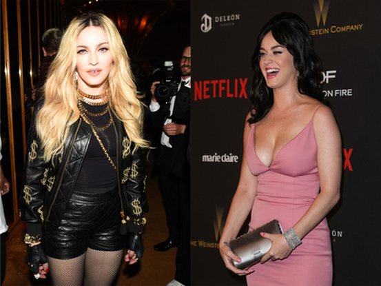 Madonna et Katy Perry
