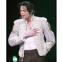 Michael Jackson sur scène en 2002