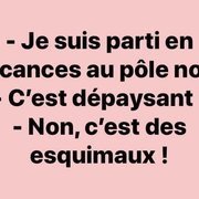 Blague : vacances au Pôle Nord