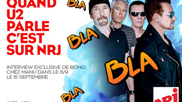 U2: Bono en interview exclusive chez Manu sur NRJ !