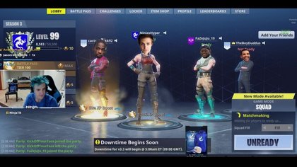 Drake en live sur Twitch et sur le jeu Fortnite