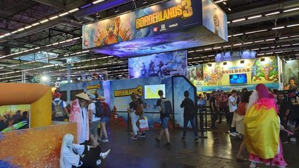 Le gros stand Borderlands 3 (et sa démo enthousiasmante)