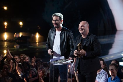 Manu Levy et Cauet - NRJ Music Awards 20th Edition