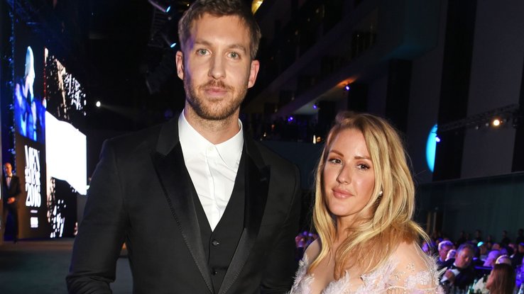 Calvin Harris et Ellie Goulding au GQ Men Of The Year Awards 2016