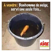 A vendre, bonhomme de neige