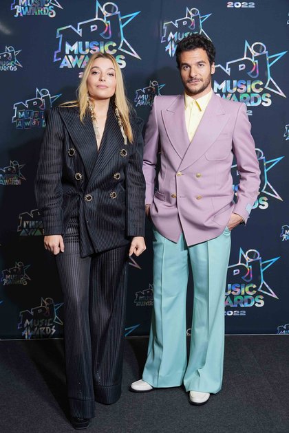 Samanta Cotta et Amir - Photocall des NRJ Music Awards 2022