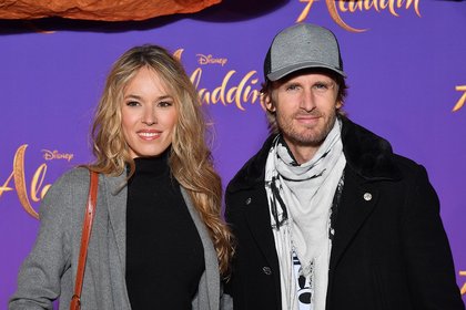 Elodie Fontan et Philippe Lacheau - Avant-première "Aladdin"