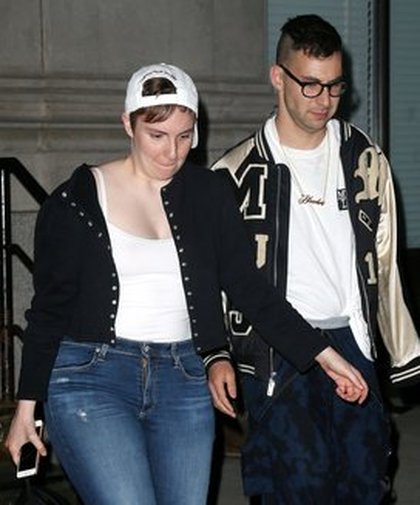 Lena Dunham et son petit-ami @ New-York