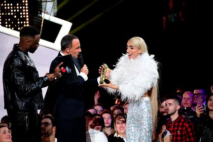 Dadju, Nikos Aliagas et Bilal Hassani - Cérémonie NRJ Music Awards 2019