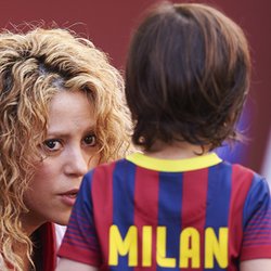 Shakira et Milan à un match de Barcelone 