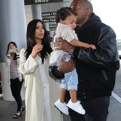 Kanye West, North West et Kim Kardashian en Arménie