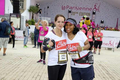 La team Fitnext/Chérie FM lors de la Parisienne