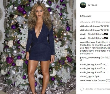 Les stars fêtent Noël - Beyoncé