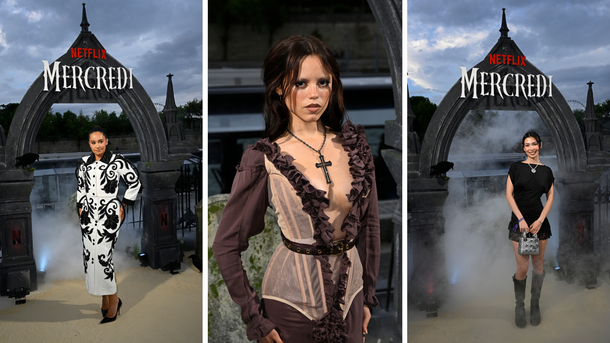 "Mercredi" : Lena Situations, Mayer, Chloé Gervais... aux côtés de Jenna Ortega à Paris