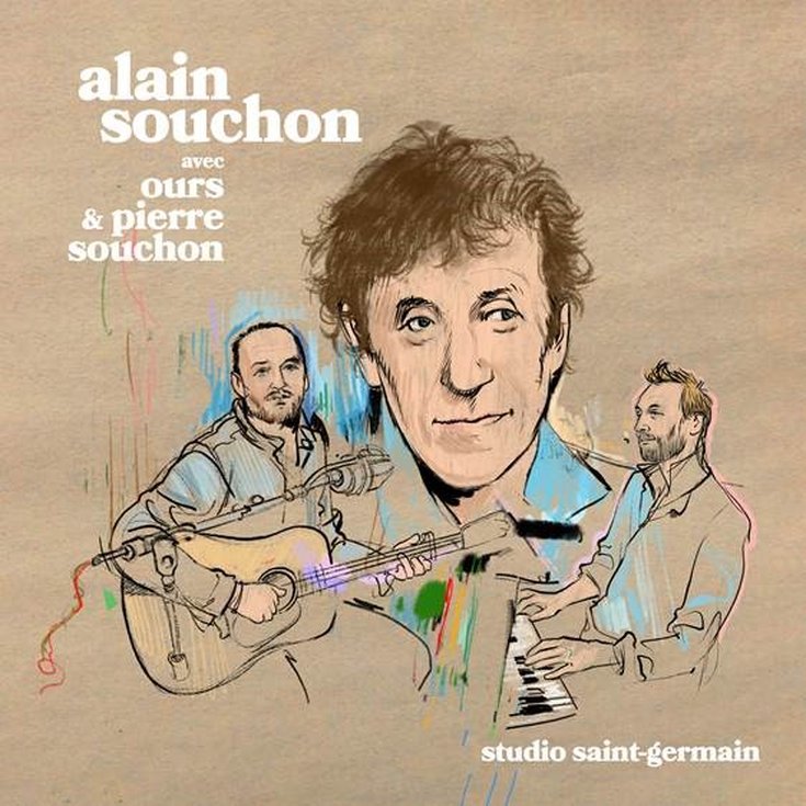 Alain Souchon avec Ours & Pierre Souchon : Studio Saint-Germain