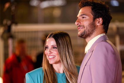 Amir et sa femme - Tapis Rouge des NRJ Music Awards 2022