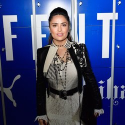 Salma Hayek au défilé FENTYxPUMA by Rihanna