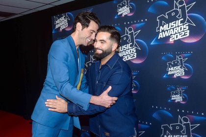 Mika et Kendji Girac - Coulisses des NRJ Music Awards 2023