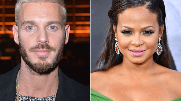 M Pokora arrive à Cannes avec Christina Milian