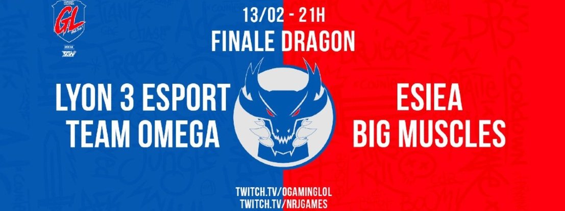 La finale du palier Dragon de la Grosse Ligue en direct sur NRJ Games et O'Gaming