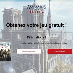 Assassin's Creed gratuit sur PC (Uplay) - étape 2