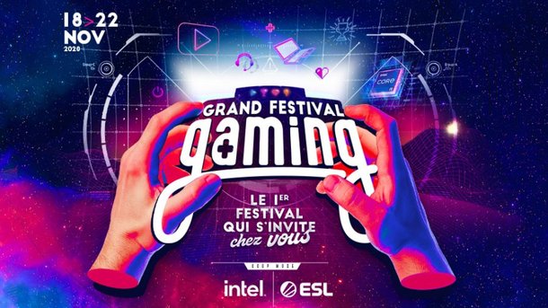 Le Grand Festival Gaming vous donne rendez-vous du 18 au 22 novembre 2020 !