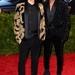 Justin Bieber et Olivier Rousteing - Met Gala 2015