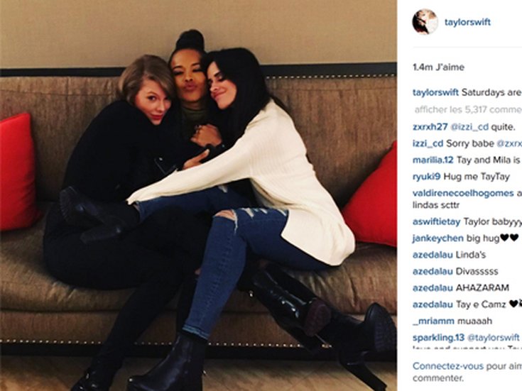 Taylor Swift, Serayah et Camila Cabello