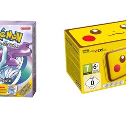 Pokémon Cristal et la console New 2DS XL édition Pikachu. Sortie le 26 janvier 2018
