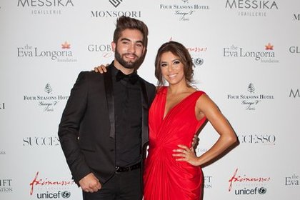 Kendji Girac et Eva Longoria @ Global Gift Gala