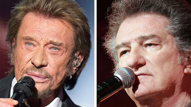 Johnny Hallyday et Eddy Mitchell, amis comme au premier jour