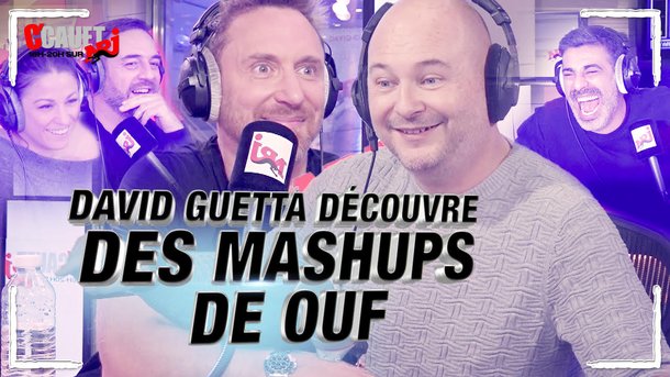 DAVID GUETTA découvre des mashups de ouf ! C'Cauet sur NRJ