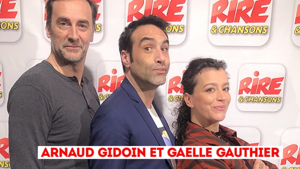 Arnaud Gidoin & Gaëlle Gauthier sur Rire & Chansons pour le spectacle Un vrai couple - extrait - défauts