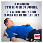 Bon dimanche - le jour du jogging
