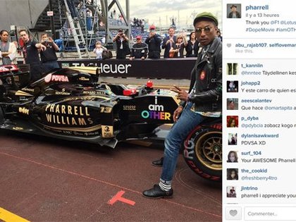 Pharrell Williams à Monaco - mai 2015
