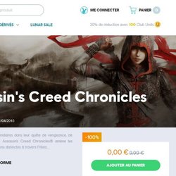 Vous avez le choix : activer Assassin's Creed Chronicles China sur cette page...