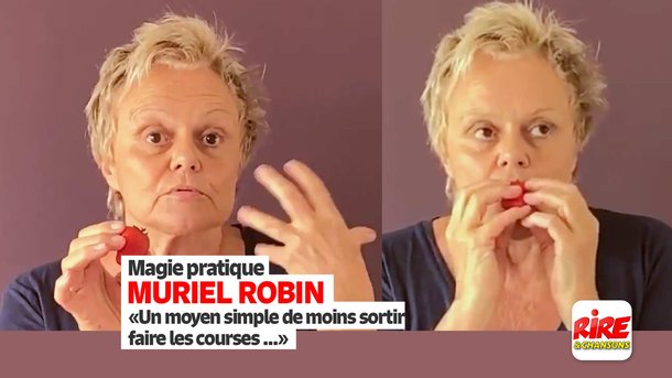 Muriel Robin a trouvé un  moyen simple de moins sortir faire les courses, et c'est magique ! ... ou pas